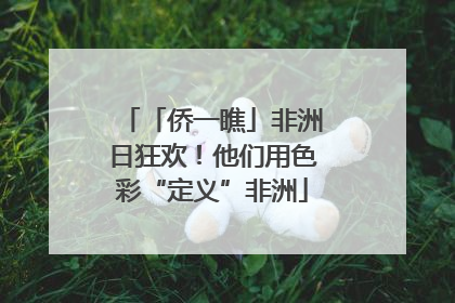 「侨一瞧」非洲日狂欢！他们用色彩“定义”非洲