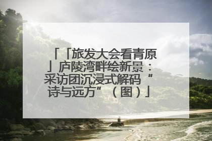 「旅发大会看青原」庐陵湾畔绘新景：采访团沉浸式解码“诗与远方”（图）