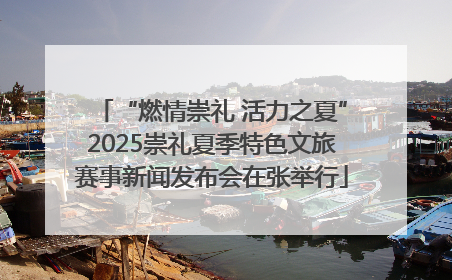 “燃情崇礼 活力之夏”2025崇礼夏季特色文旅赛事新闻发布会在张举行