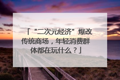 “二次元经济”爆改传统商场，年轻消费群体都在玩什么？