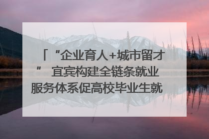 “企业育人+城市留才” 宜宾构建全链条就业服务体系促高校毕业生就业｜您牵挂的四川