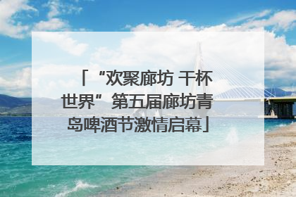 “欢聚廊坊 干杯世界”第五届廊坊青岛啤酒节激情启幕