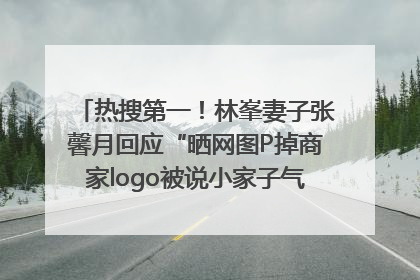 热搜第一！林峯妻子张馨月回应“晒网图P掉商家logo被说小家子气”：没那么多想法，可能有人恶意解读