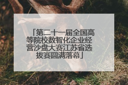 第二十一届全国高等院校数智化企业经营沙盘大赛江苏省选拔赛圆满落幕