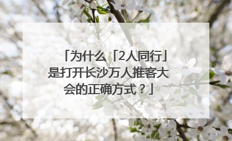 为什么「2人同行」是打开长沙万人推客大会的正确方式？