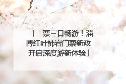 一票三日畅游！淄博红叶柿岩门票新政开启深度游新体验