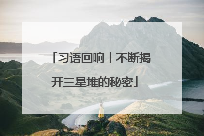 习语回响丨不断揭开三星堆的秘密