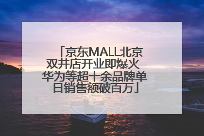 京东MALL北京双井店开业即爆火 华为等超十余品牌单日销售额破百万