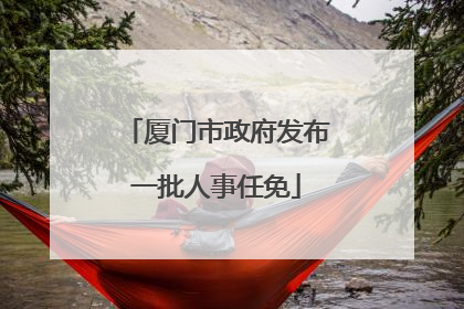 厦门市政府发布一批人事任免