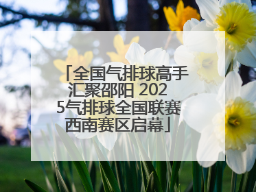 全国气排球高手汇聚邵阳 2025气排球全国联赛西南赛区启幕