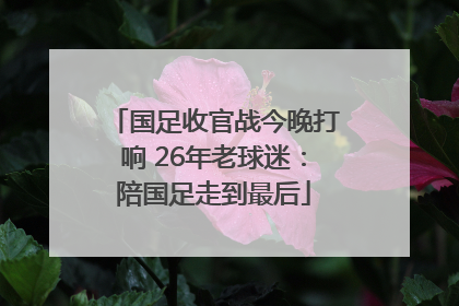 国足收官战今晚打响 26年老球迷：陪国足走到最后