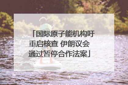 国际原子能机构吁重启核查 伊朗议会通过暂停合作法案