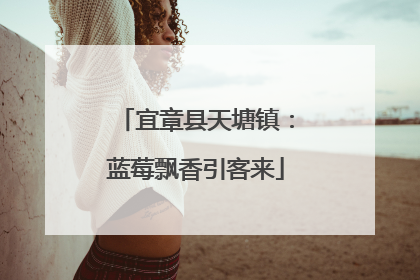 宜章县天塘镇：蓝莓飘香引客来