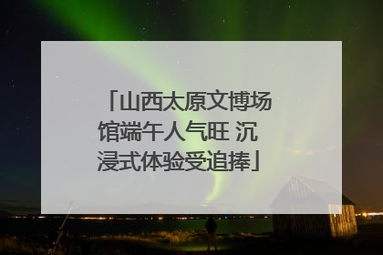 山西太原文博场馆端午人气旺 沉浸式体验受追捧