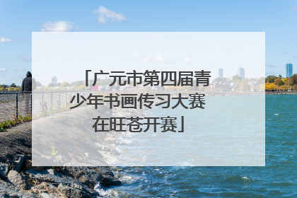 广元市第四届青少年书画传习大赛在旺苍开赛
