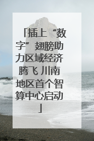 插上“数字”翅膀助力区域经济腾飞 川南地区首个智算中心启动