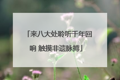 来八大处聆听千年回响 触摸非遗脉搏