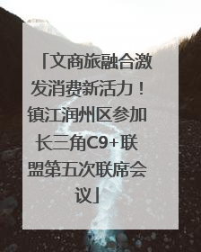 文商旅融合激发消费新活力！镇江润州区参加长三角C9+联盟第五次联席会议
