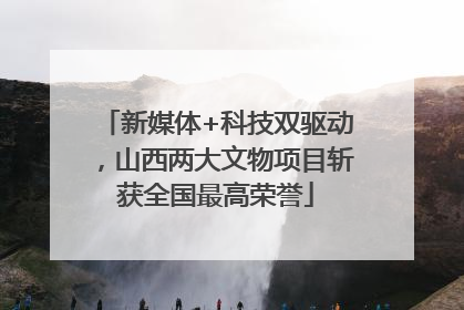 新媒体+科技双驱动，山西两大文物项目斩获全国最高荣誉