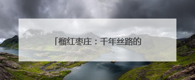 榴红枣庄：千年丝路的味觉传承与产业新生