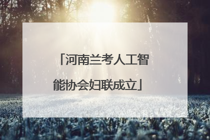 河南兰考人工智能协会妇联成立