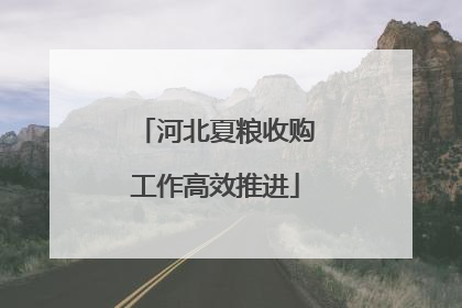 河北夏粮收购工作高效推进
