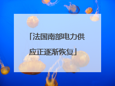 法国南部电力供应正逐渐恢复