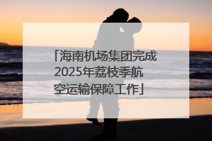 海南机场集团完成2025年荔枝季航空运输保障工作