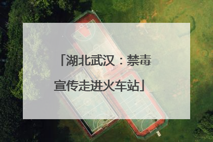 湖北武汉：禁毒宣传走进火车站