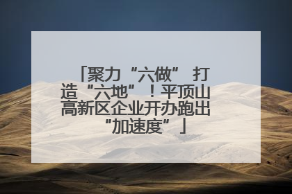 聚力“六做” 打造“六地”！平顶山高新区企业开办跑出“加速度”