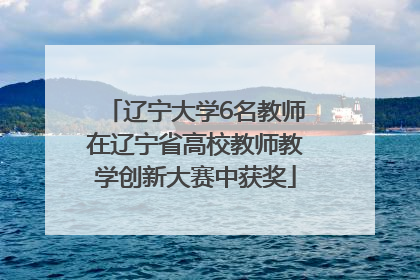辽宁大学6名教师在辽宁省高校教师教学创新大赛中获奖