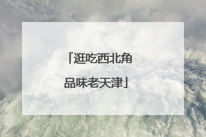 逛吃西北角 品味老天津