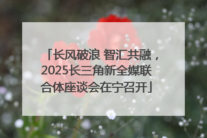 长风破浪 智汇共融，2025长三角新全媒联合体座谈会在宁召开