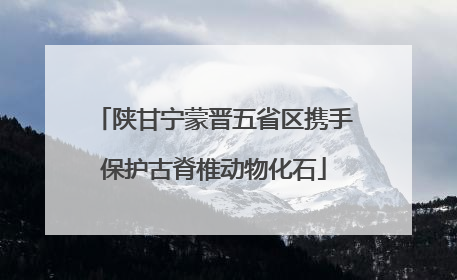 陕甘宁蒙晋五省区携手保护古脊椎动物化石