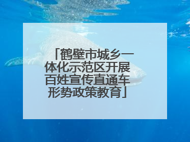 鹤壁市城乡一体化示范区开展百姓宣传直通车形势政策教育