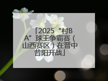 2025“村BA”球王争霸赛（山西赛区）在晋中昔阳开战